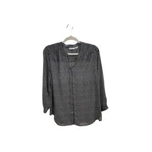 Liz Claiborne Black and White Small Polka Dot - Size L (EUC)